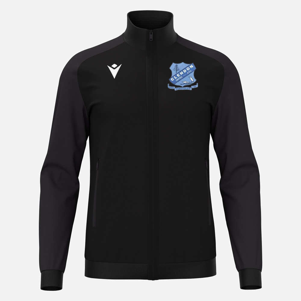 Anubis Full Zip Top - Clendon United - Black