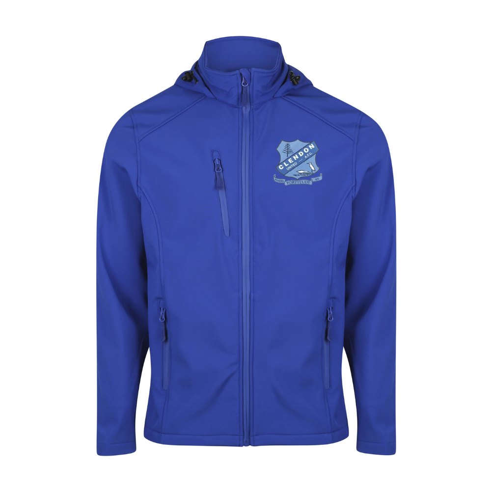 Soft Shell Jacket - Royal Blue - Clendon United