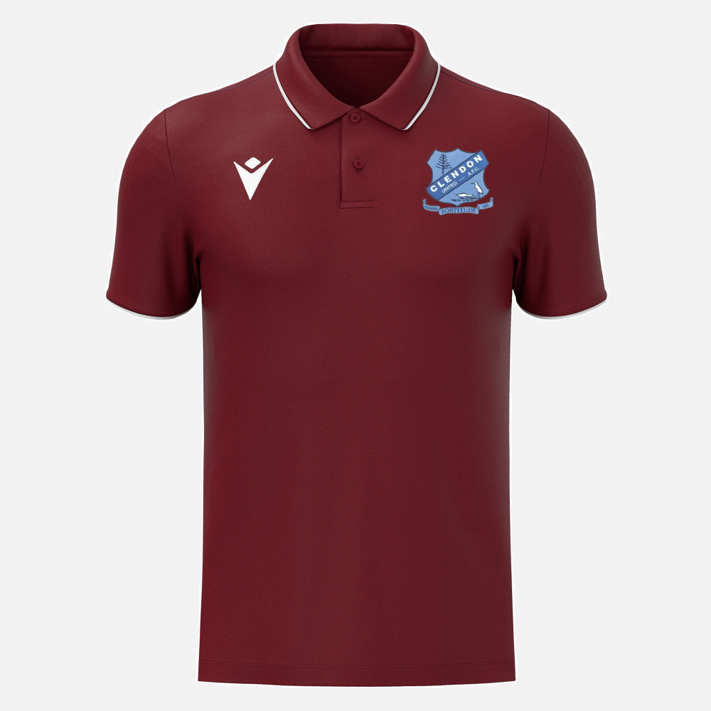 Draco Hero Polo - Maroon - Clendon United