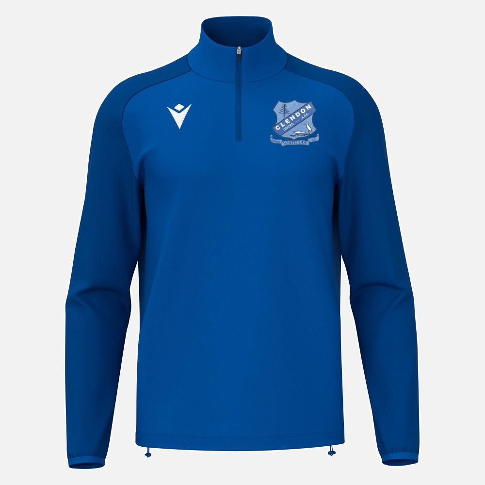 Isen 1/4 Zip Jersey - Clendon United - Royal Blue